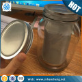 Golden supplier food grade stainless steel cold brew coffee filter for 2 quart glass mason jar